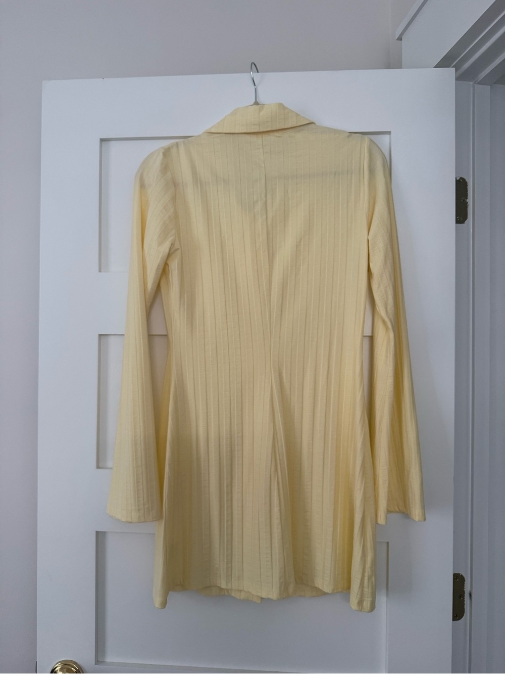 Reformation Ribbed Collared Button-Front Mini Dress (NWOT) - Picture 6 of 6